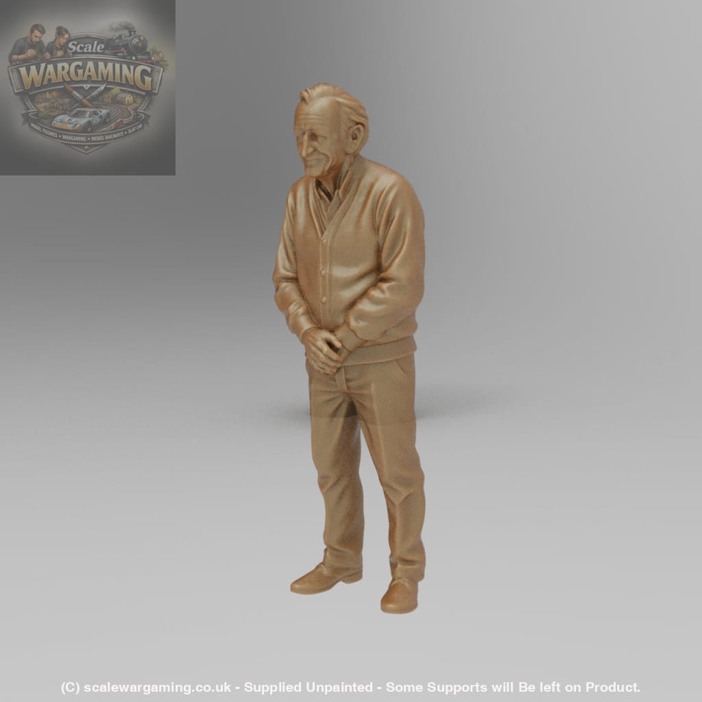 SW3020 Pensioner in cardigan - Figure