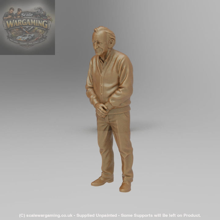 SW3020 Pensioner in cardigan - Figure