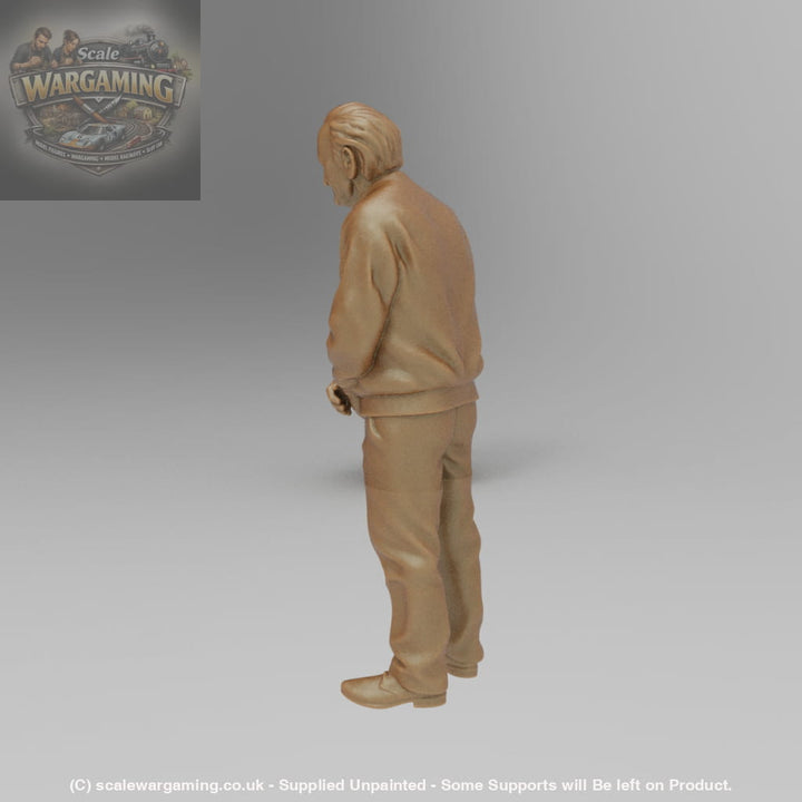 SW3020 Pensioner in cardigan - Figure