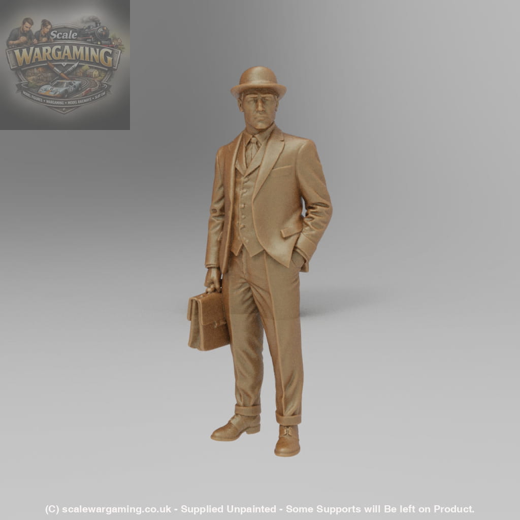 SW3037 1940 Male bowler Hat - Figure