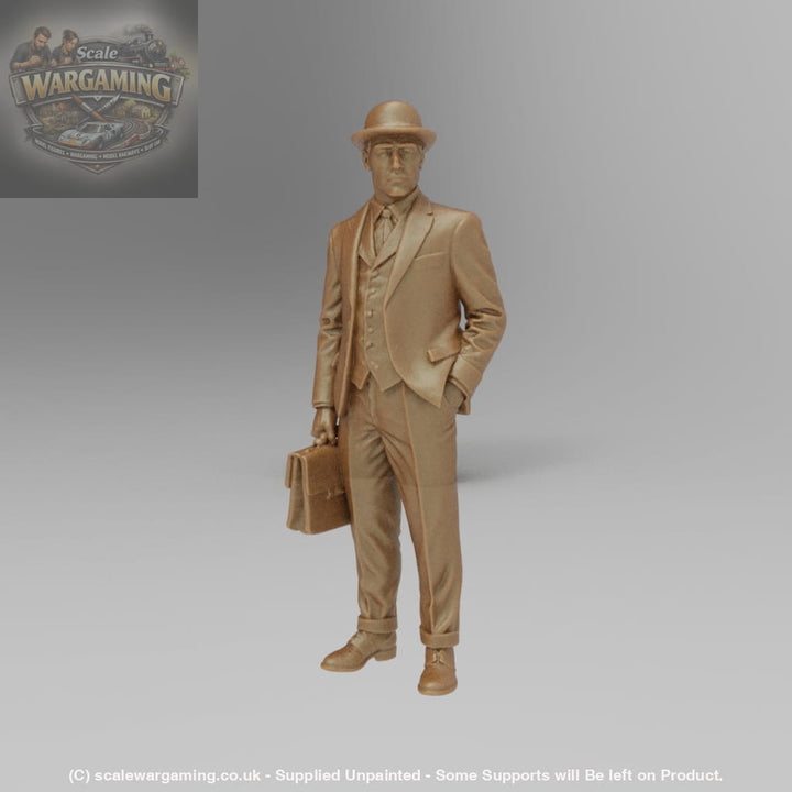 SW3037 1940 Male bowler Hat - Figure