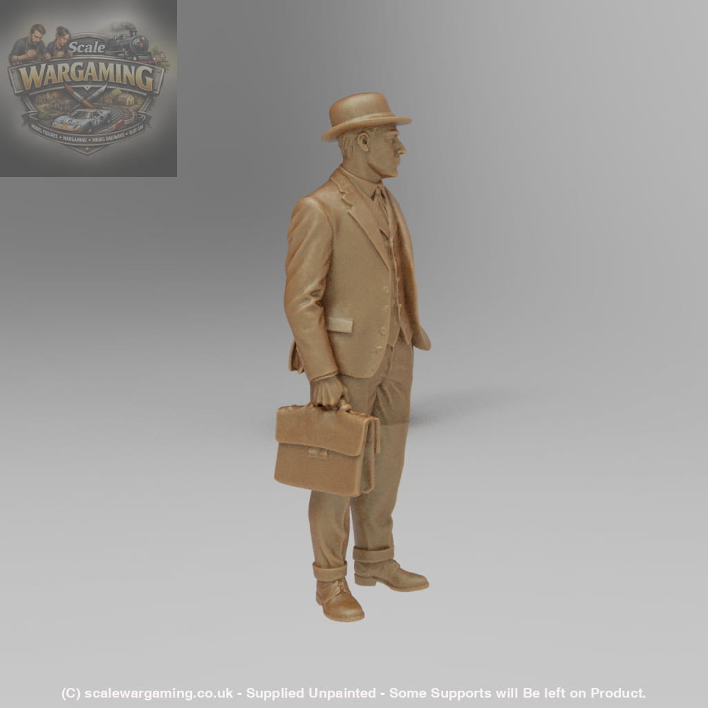 SW3037 1940 Male bowler Hat - Figure