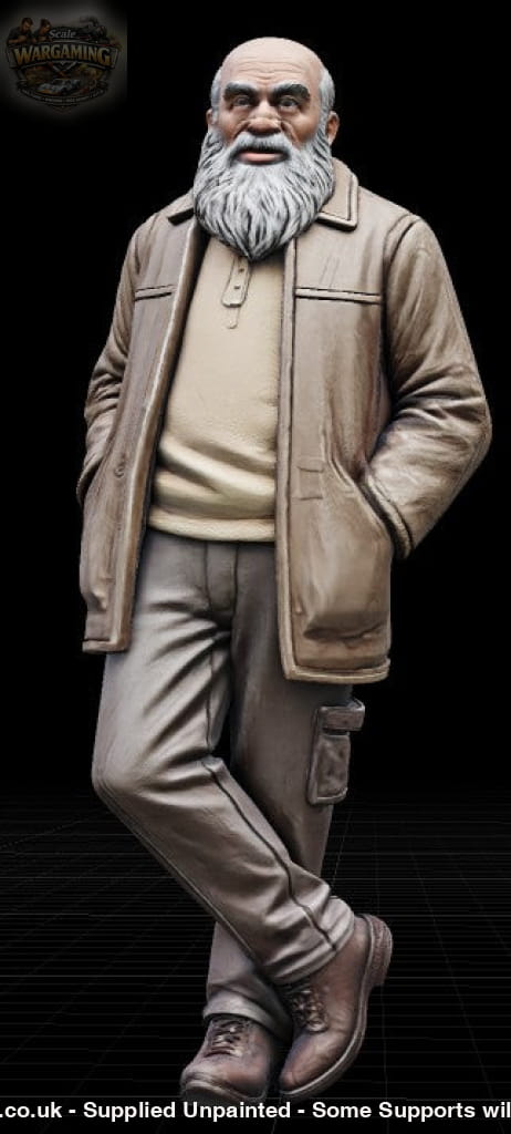 SW3045A Older Male with Beard - Figure