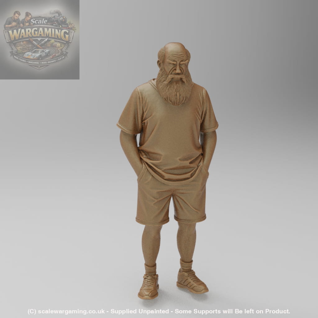 SW3045B Older Male with Beard - Figure