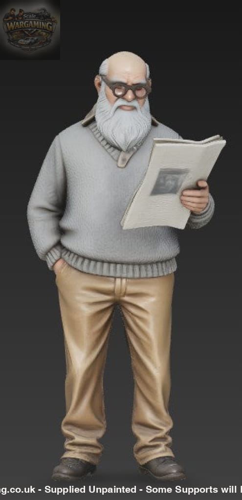 SW3045C Older Male with Beard - Figure