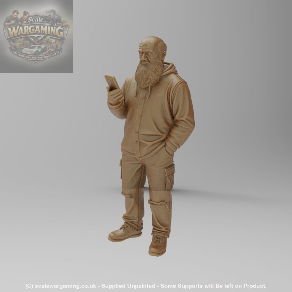 SW3045E Older Male with Beard - Figure
