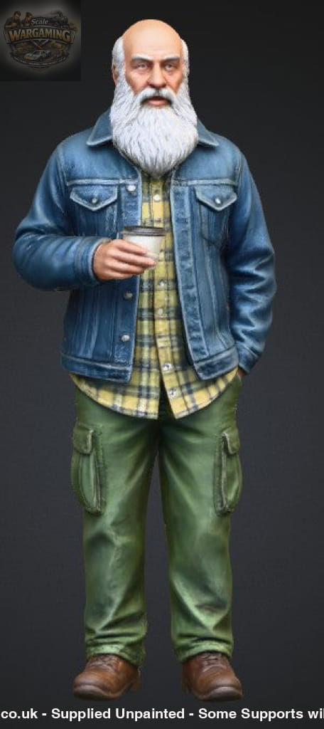 SW3045F Older Male with Beard - Figure