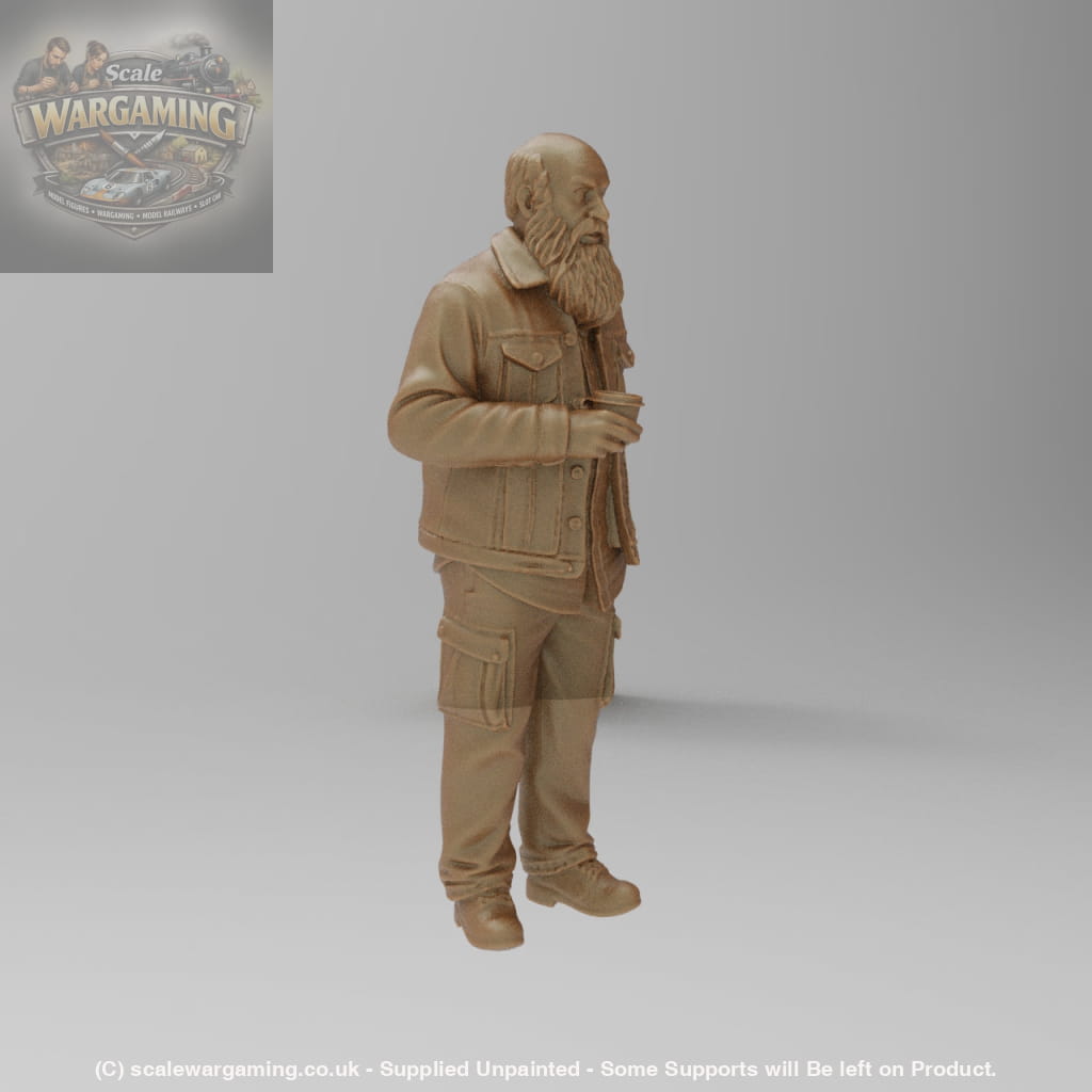 SW3045F Older Male with Beard - Figure