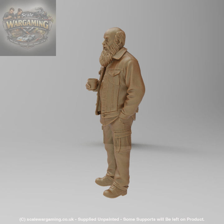 SW3045F Older Male with Beard - Figure