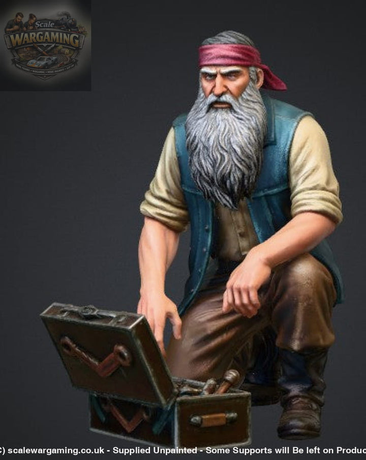 SW3045H Older Male with Beard - Figure
