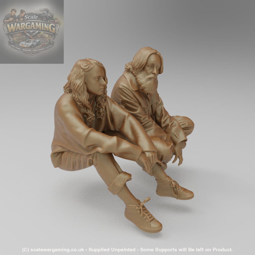 SW3053 Two People on Curb Small Prophets - Figure