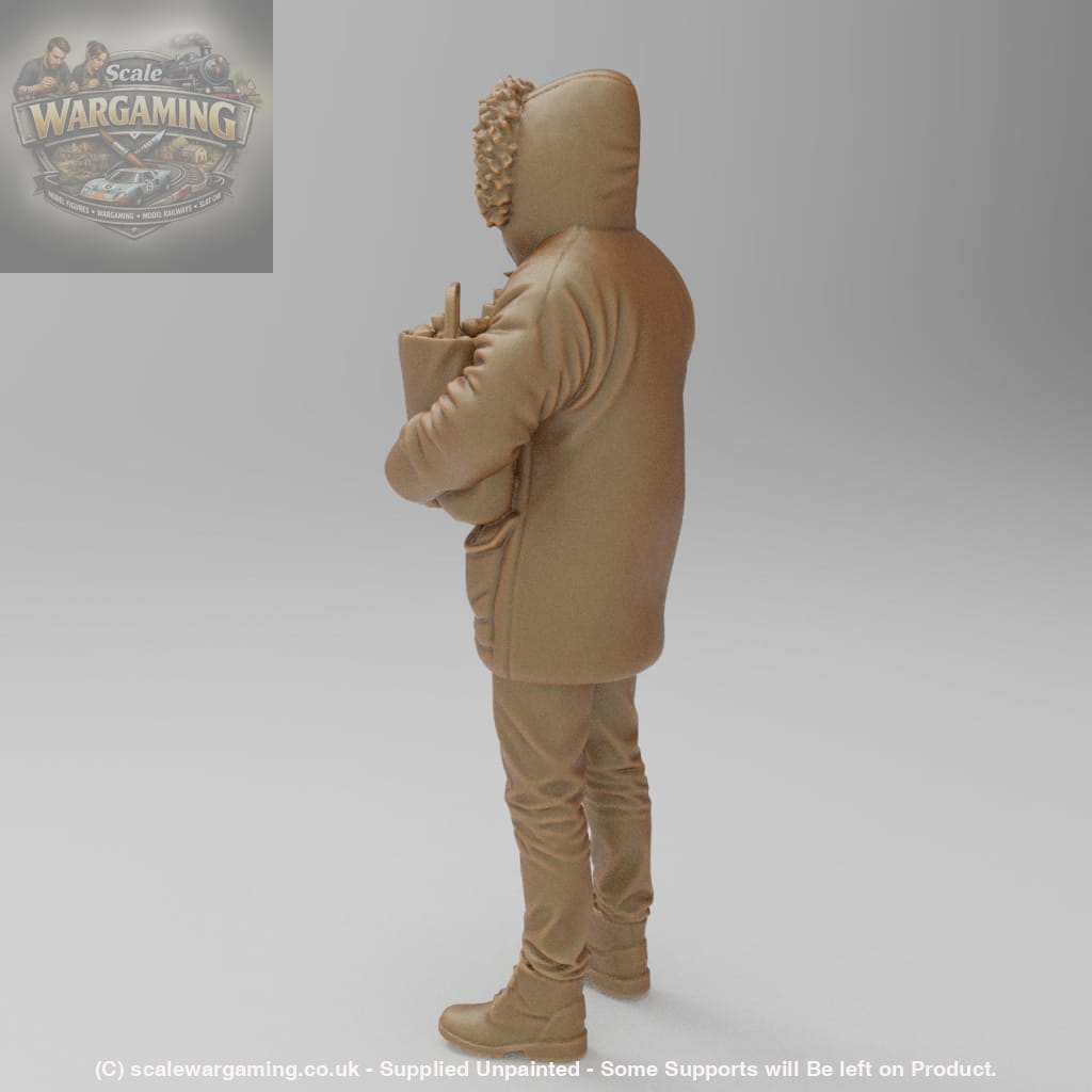 SW3081 Male Winter Shopper - Figure