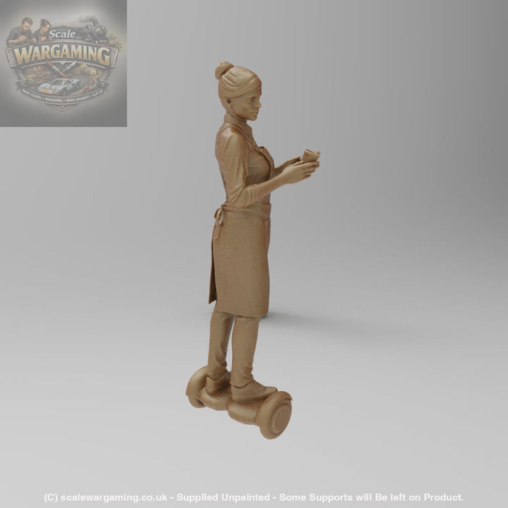 SW3102 Waitress on Electric bike - Figure