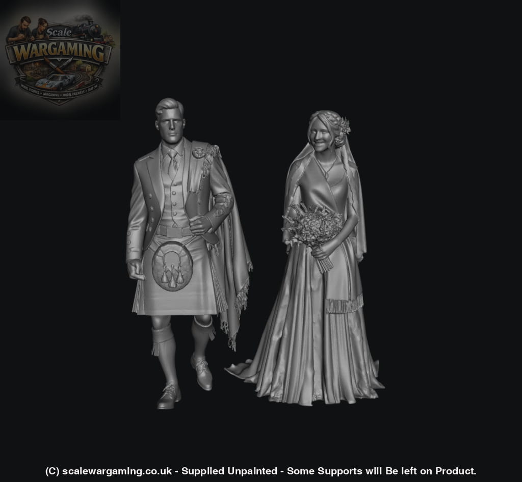 SW3106 Highland Wedding Couple - Figure