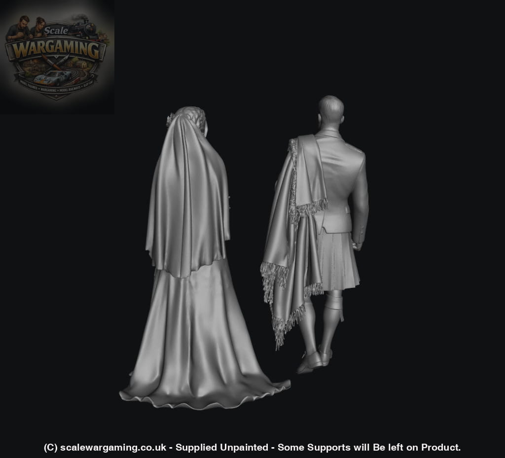 SW3106 Highland Wedding Couple - Figure