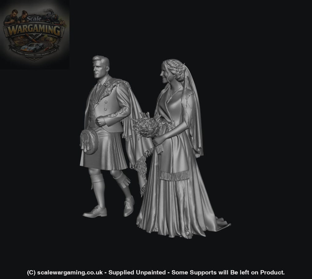 SW3106 Highland Wedding Couple - Figure