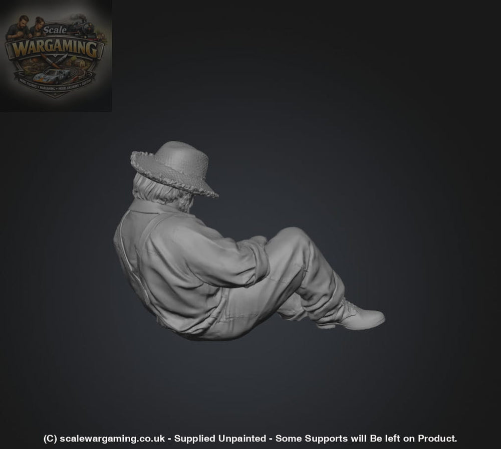 SW3113 Farmer Sitting Back - Figure