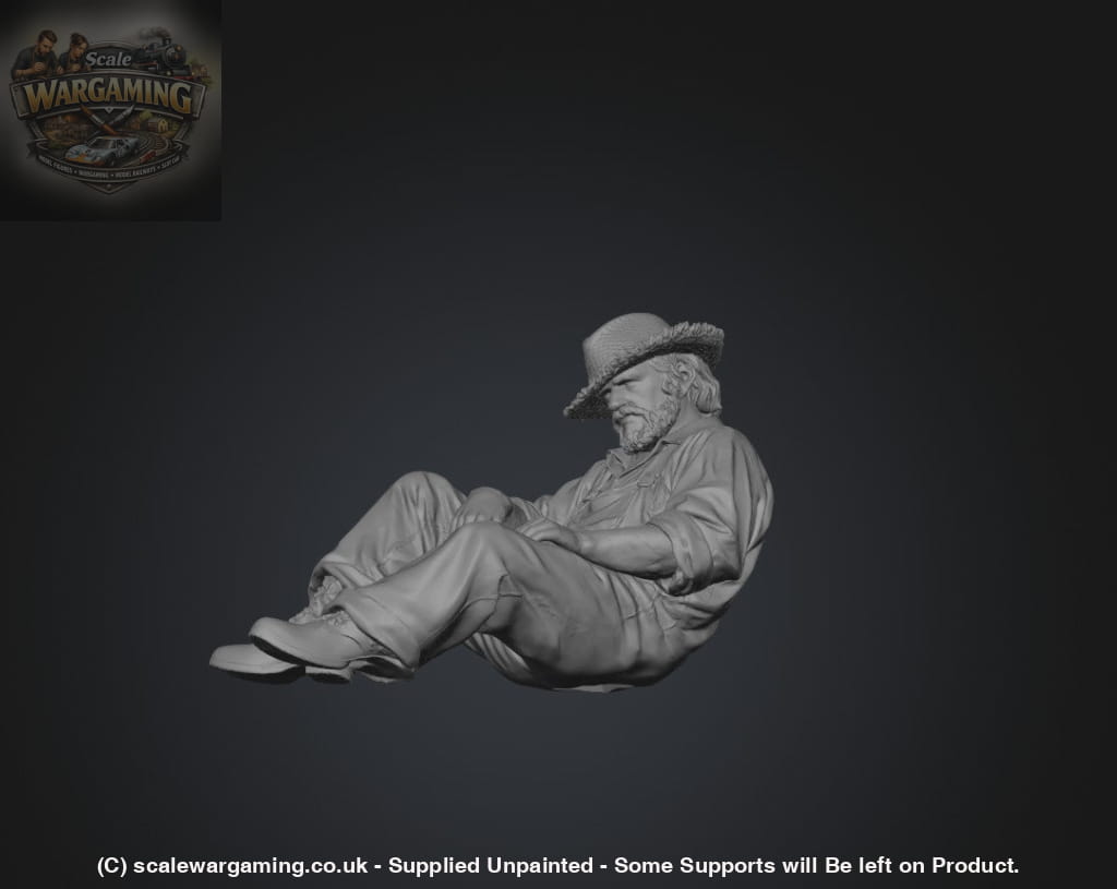 SW3113 Farmer Sitting Back - Figure