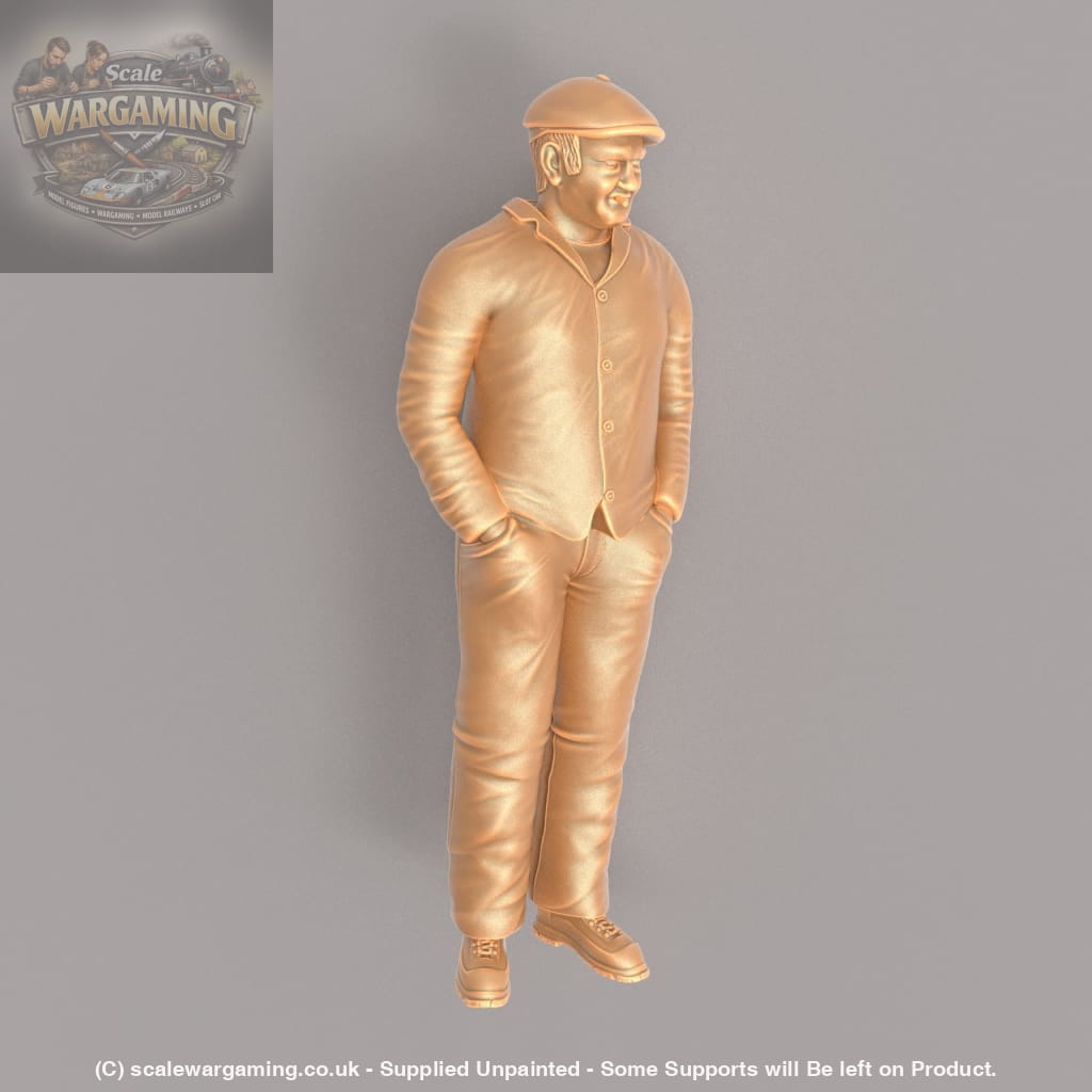 MM408 Fred Dibnah MBE English steeplejack Figure