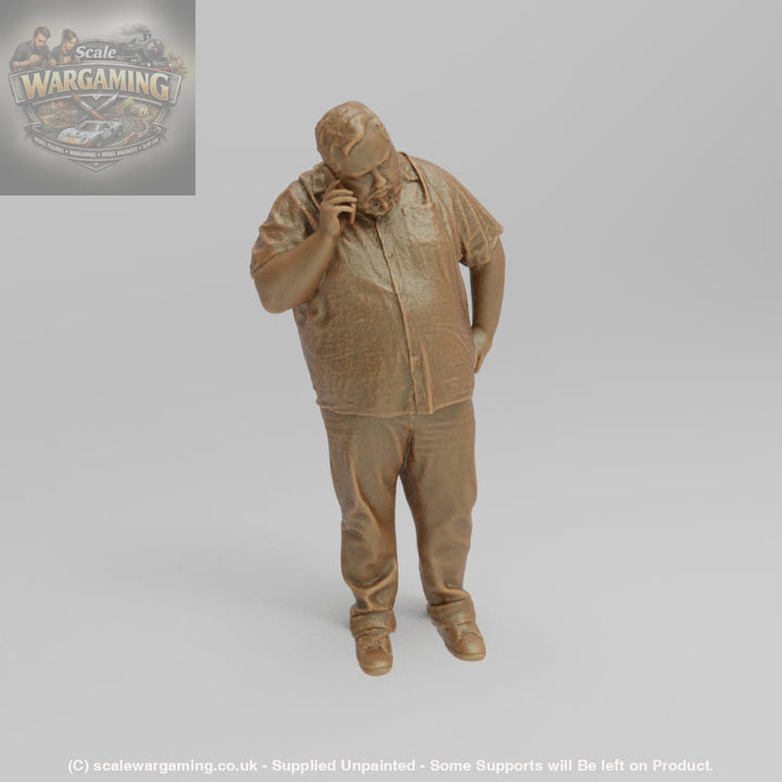 SW4105 Large Male on Phone - Figure