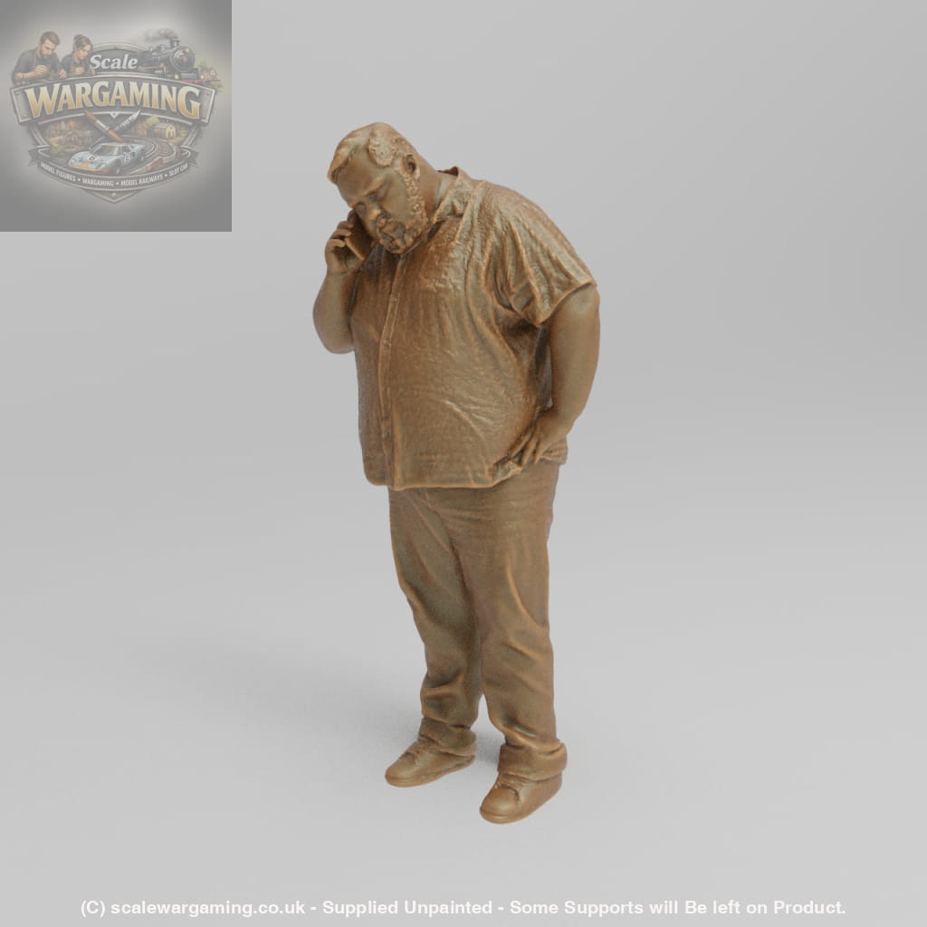 SW4105 Large Male on Phone - Figure