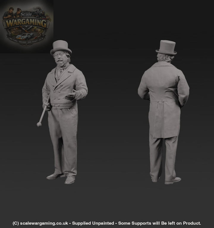 132s-0107 Victorian Male Figure