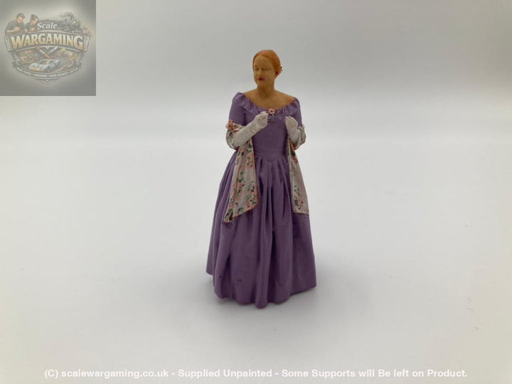 132s-0125 Elegant 1900’s Lady Figure