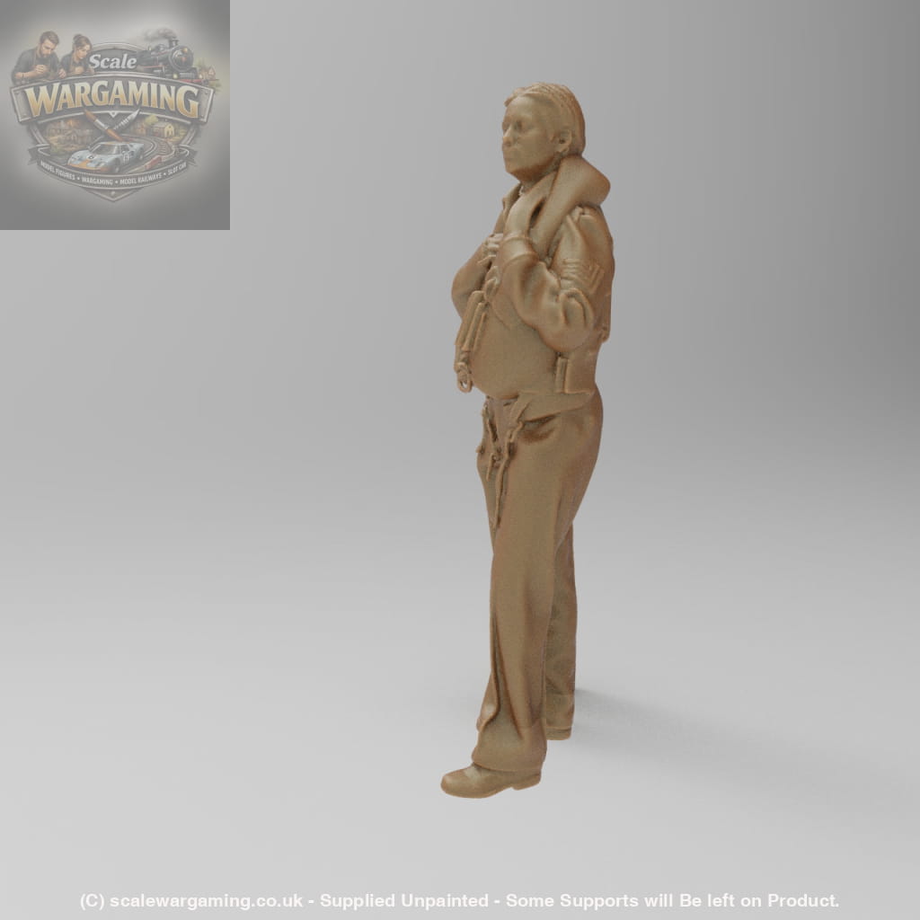 MM4409 Female WW2 Pilot 2 Figure