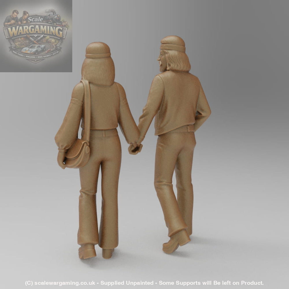 SW4428 1970s Street Scene Hippie Couple - Figure