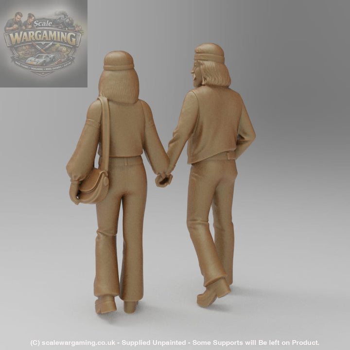 SW4428 1970s Street Scene Hippie Couple - Figure