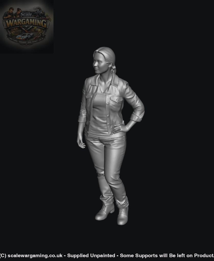 SW5014 Street People - Casual Woman Hand on Hip - Figure