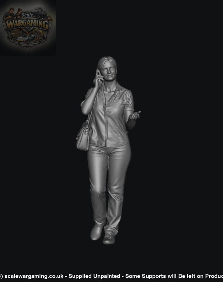 SW5014 Street People - Casual Woman on Cell Phone - Figure