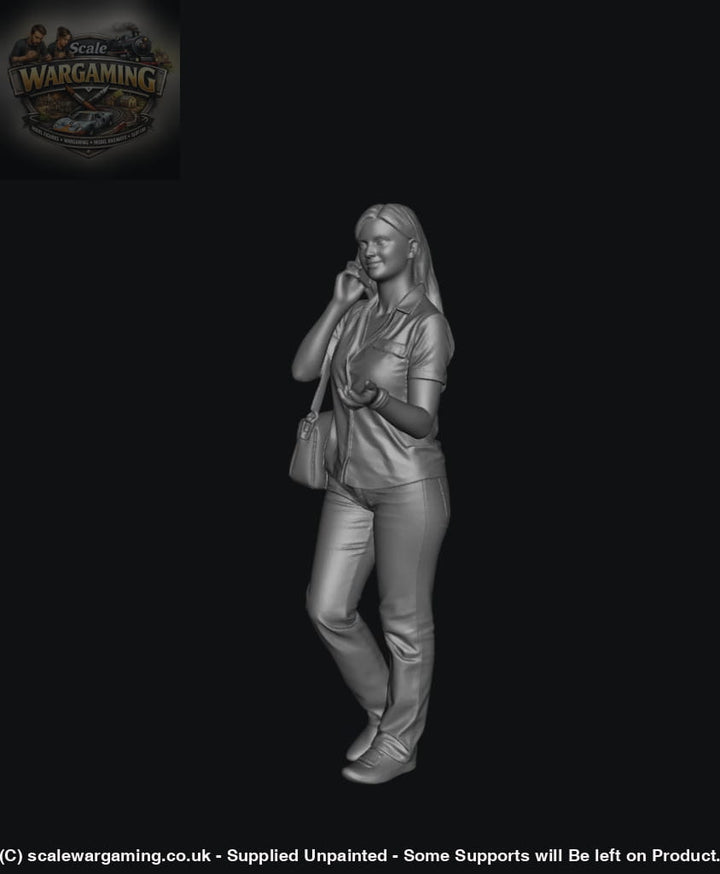 SW5014 Street People - Casual Woman on Cell Phone - Figure