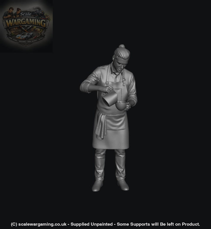 SW5014 Street People - Male Serving Coffee - Figure