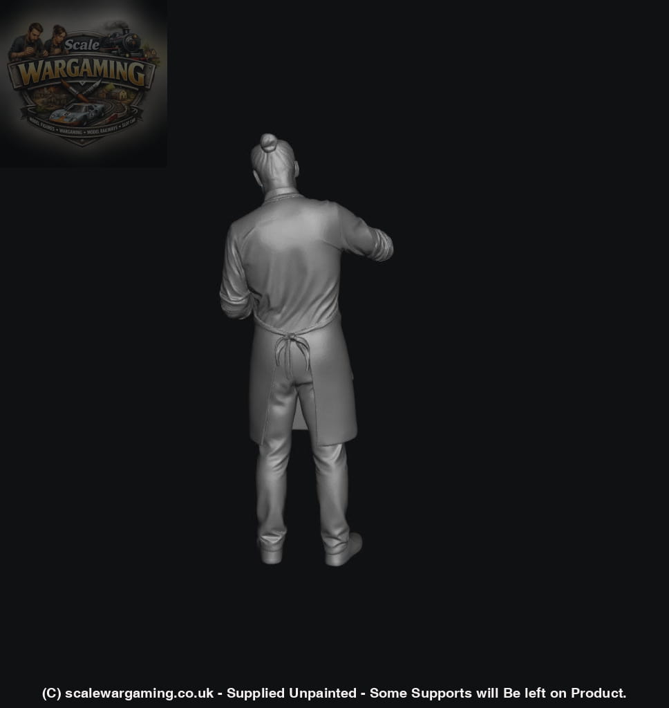 SW5014 Street People - Male Serving Coffee - Figure