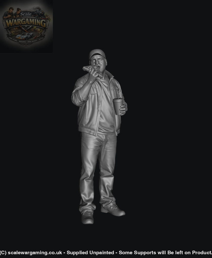 SW5014 Street People - Man Eating Pizza - Figure