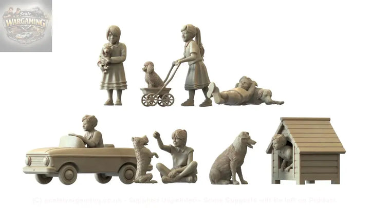 SW5015 Children and Family Pets - Figure