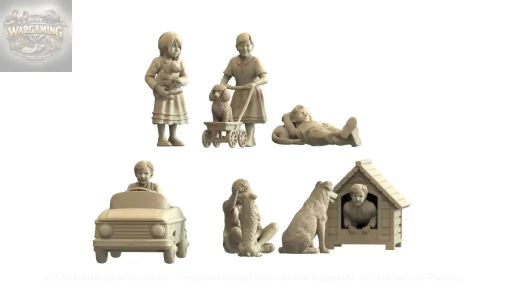 SW5015 Children and Family Pets - Figure