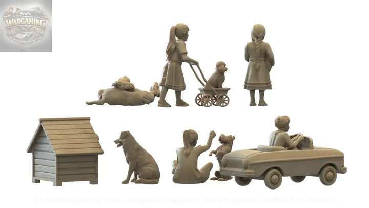 SW5015 Children and Family Pets - Figure