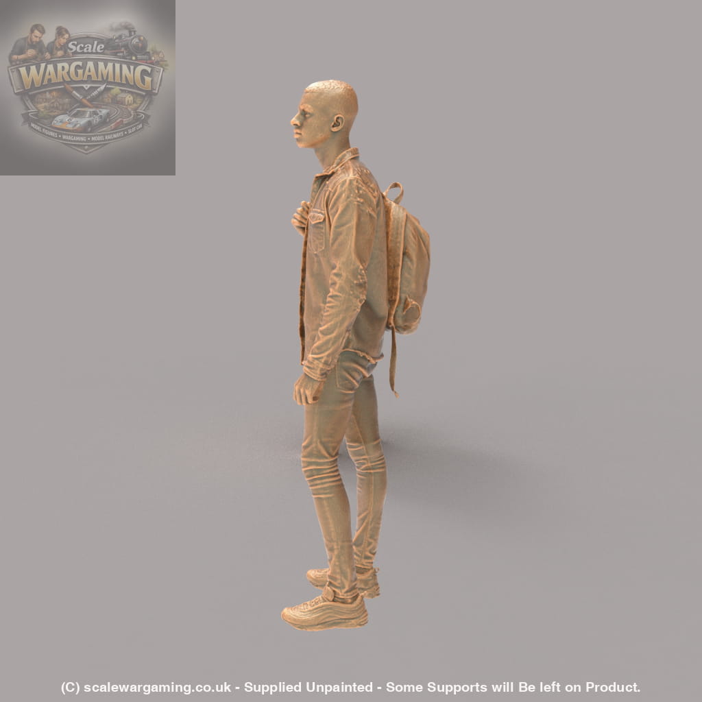 MM503 Young Smart Male Teenager with Bag Figure