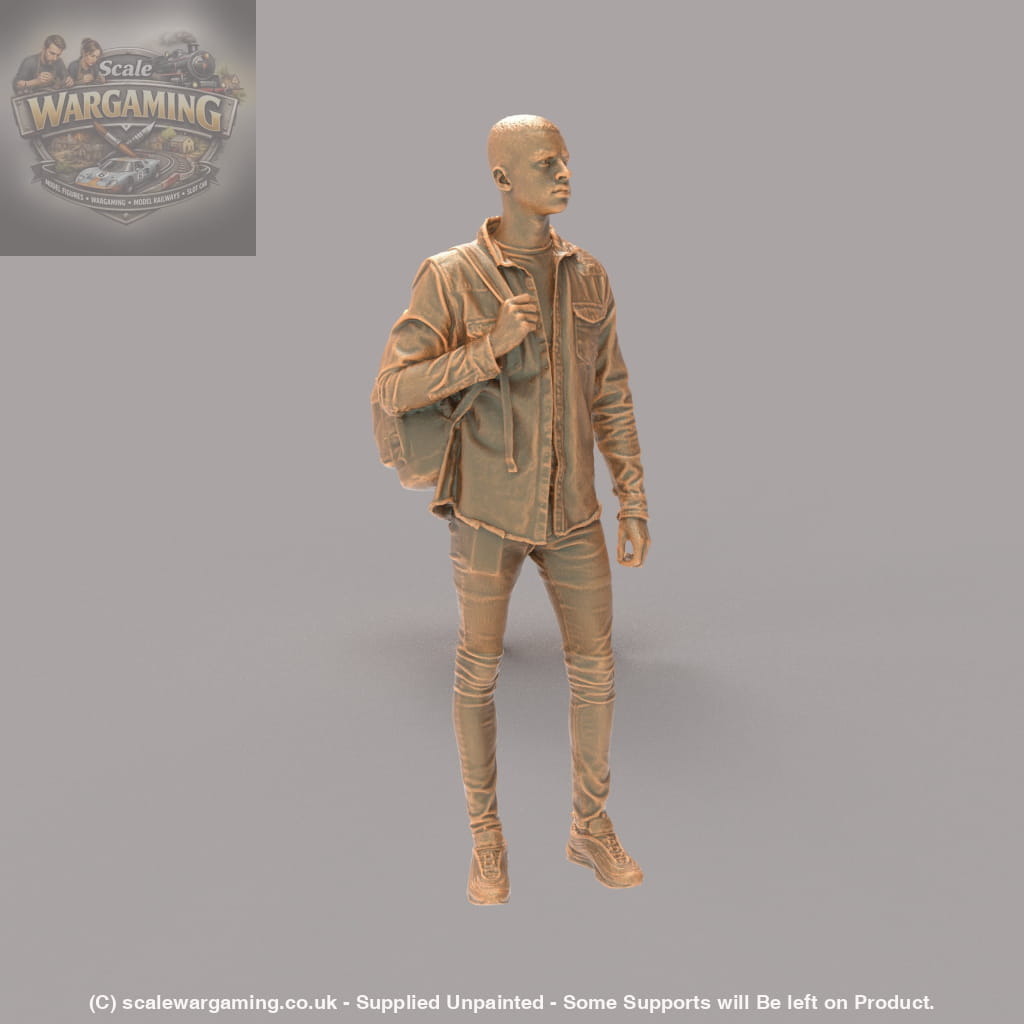 MM503 Young Smart Male Teenager with Bag Figure