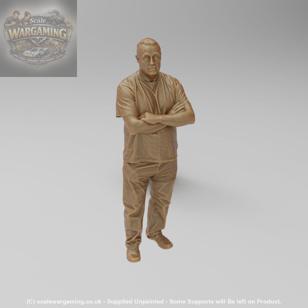SW507 Older Male Arms Folded - Figure
