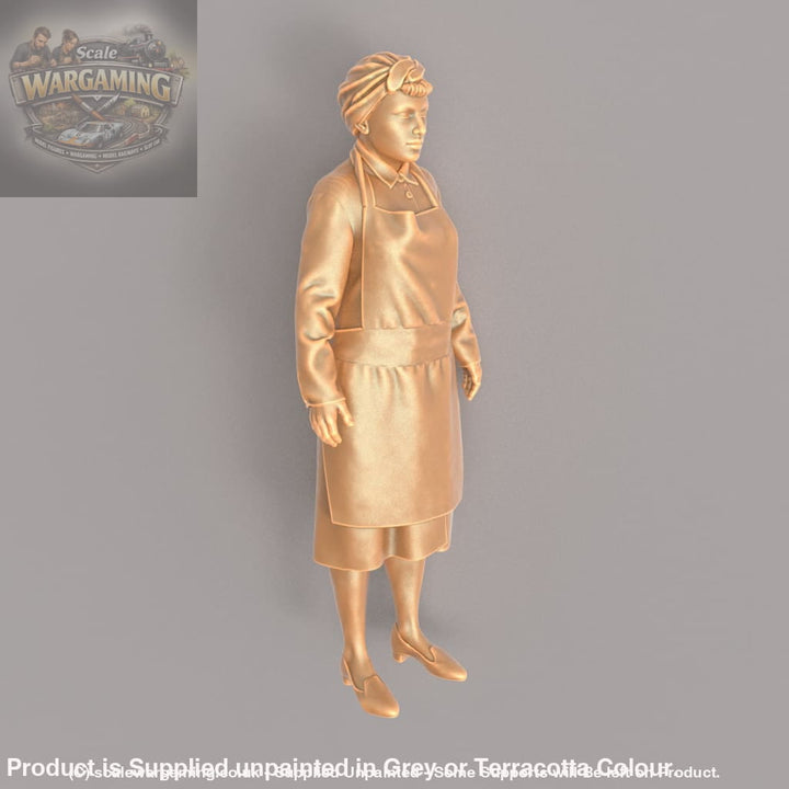 MM554 1940’s Style Housewife in Apron Figure