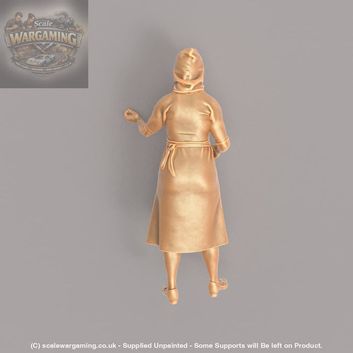 MM557 1940’s Style Lady with Scarf Figure