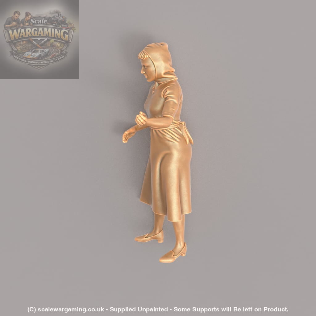 MM557 1940’s Style Lady with Scarf Figure