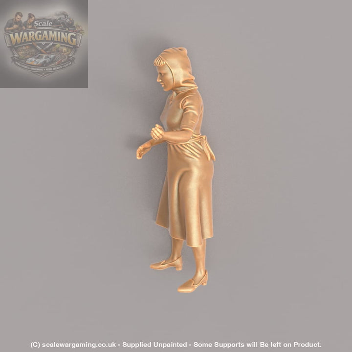 MM557 1940’s Style Lady with Scarf Figure