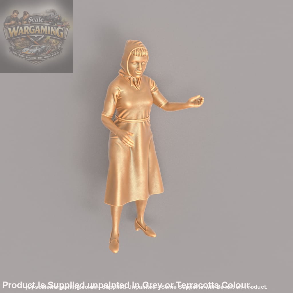 MM557 1940’s Style Lady with Scarf Figure