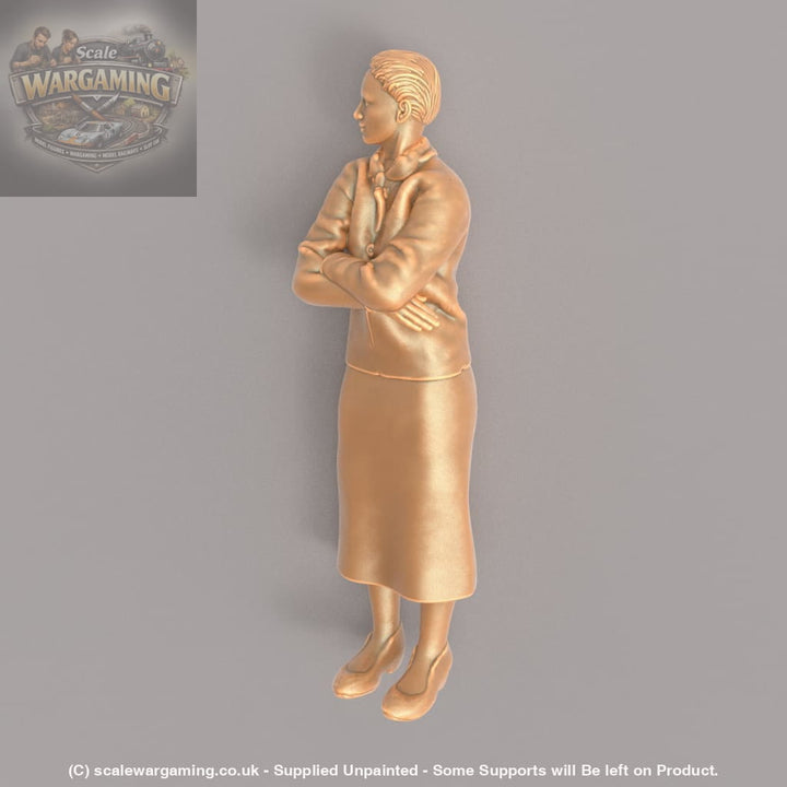 MM562 1940’s Style Female Standing Arms Folded Figure