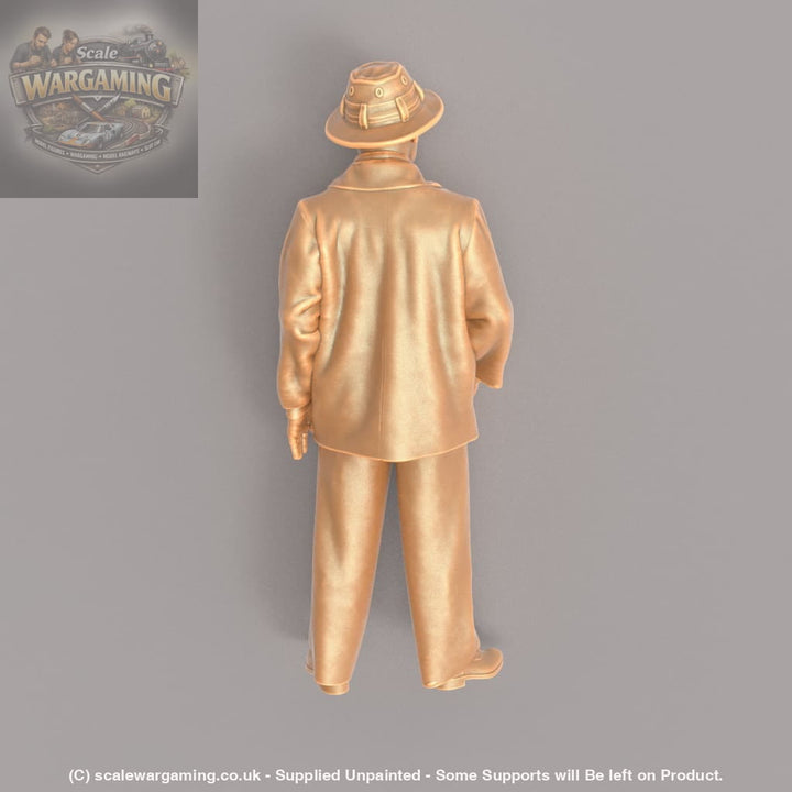 MM563 1940’s Style Male Wearing Hat Figure