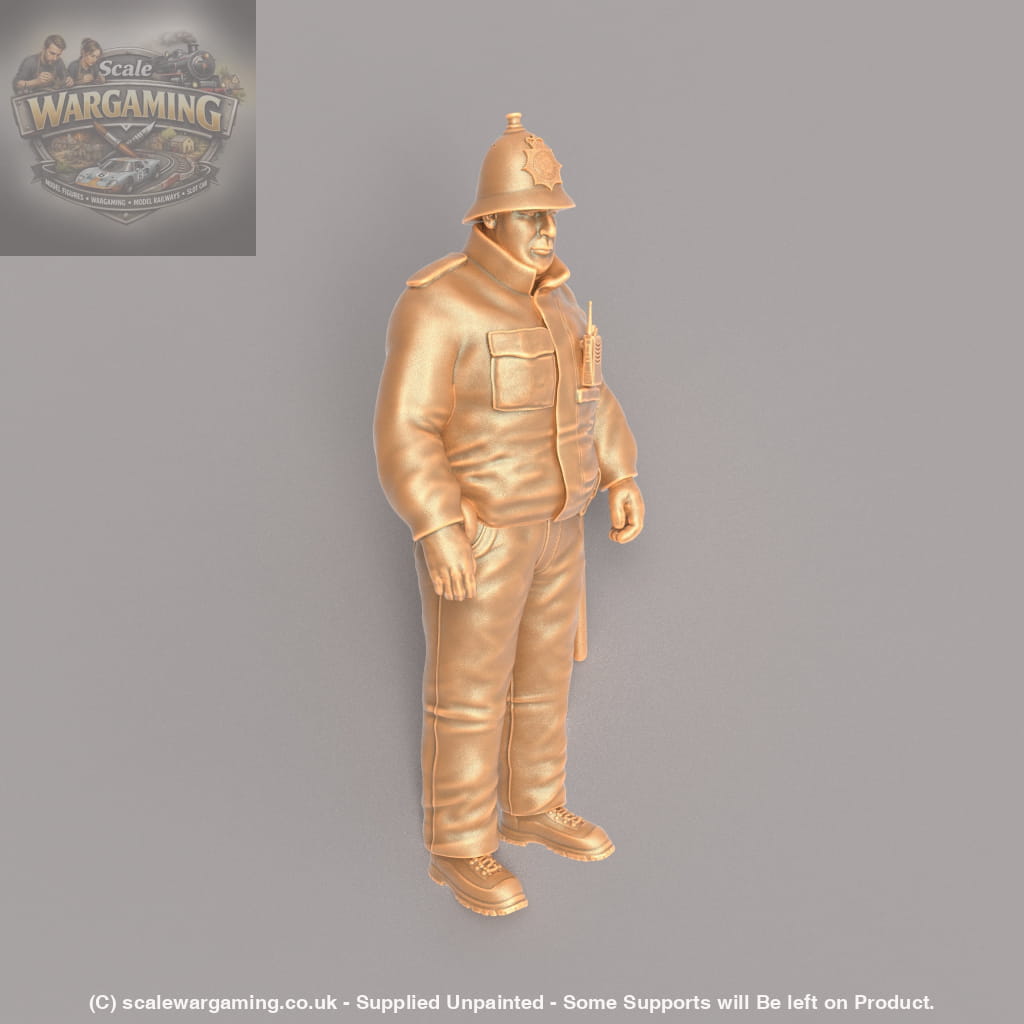 MM593 Police Officer Tall Helmet Figure